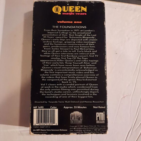 Queen VHS Lot - Greatest Hits, We Will Rock You, Magic Years, Live in Budapest - Picture 5 of 14